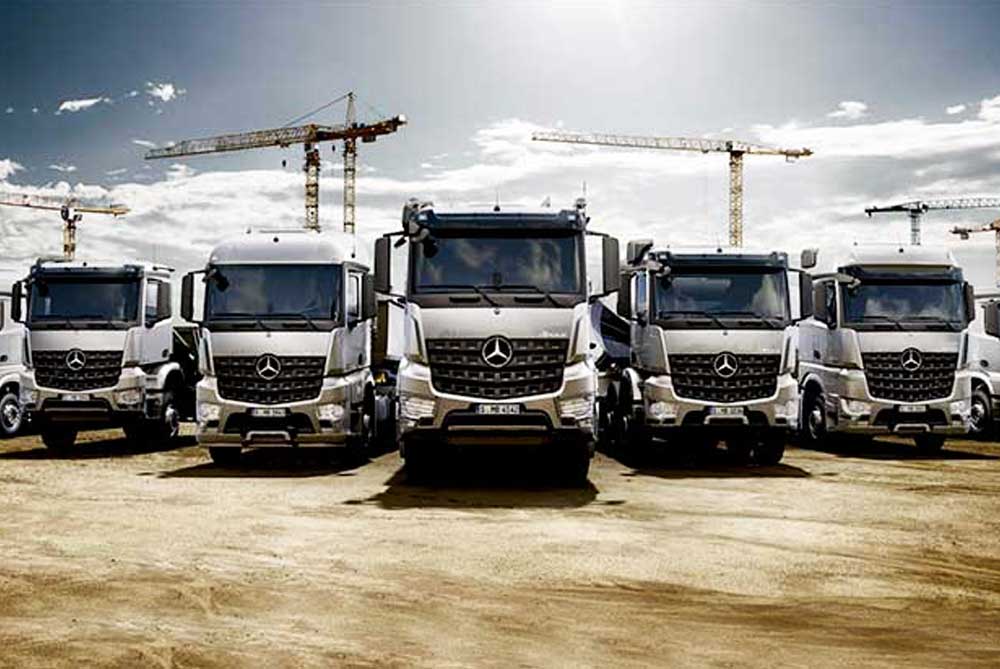 Los camiones de Mercedes-Benz representan alta calidad de vehiculos comerciales